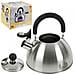 Bollitore Acqua Calda Teâ€™ Thea Con Fischio 2,5 Lt In Acciaio Silver Per Cucina - Foto miniatura 2